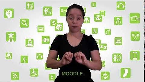 Sinal em Libras: Moodle