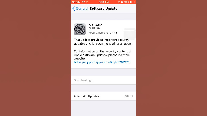 How to update to iOS 12.5.7 on iPhone 5s,6 and 6plus.
