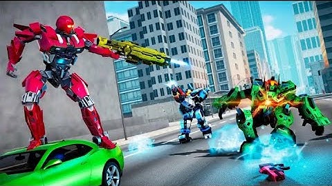 Helicopter Transform War Robot Hero  : Tank Shooting  | Android Gameplay | [HD] 4x4