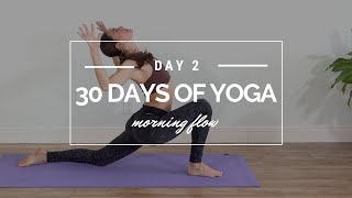 30 MIN MORNING YOGA FLOW // ENERGY & HEALTH | 30 Day Yoga - Day 2 screenshot 2