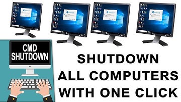 how to remotely shutdown any computer by using cmd(command prompt) | 2019