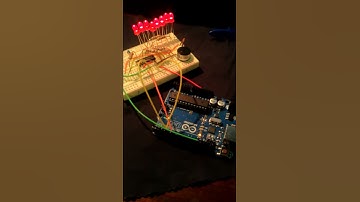 Arduino and 8 LEDs