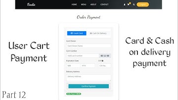 Online Food Ordering Website Part 12 Using Asp.Net C# & Sql Server | Card & COD Payment