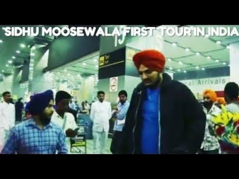 Sidhu Moosewala First Tour Of India After Success J S RECORDS