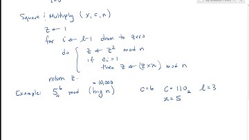 Collingwood ATM Spring 2020 Square and Multiply Algorithm