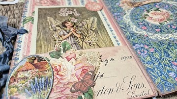 Beginners Basic Lapbook Tutorial - 2 Sizes - Using Graphic 45 Papers & Tim Holtz Part 5