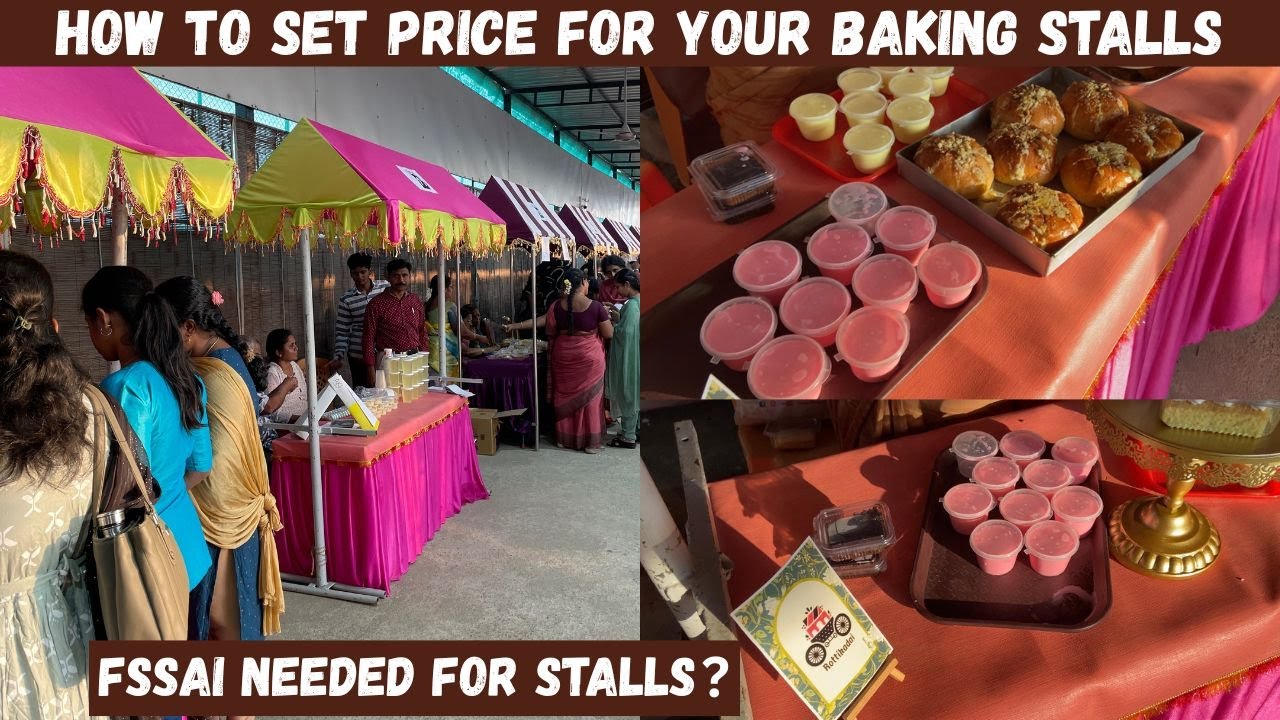 Clearing all your doubts regarding baking stalls|How to set up baking stalls|What items do you need?