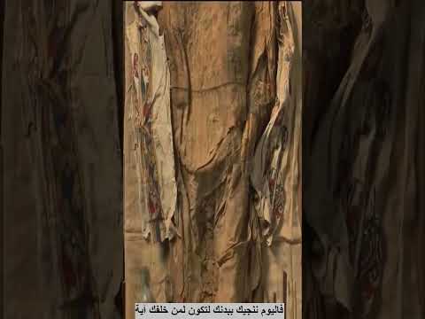 الملك رمسيس الثاني فاليوم ننجيك ببدنك لتكون لمن خلفك آية صدق الله العظيم