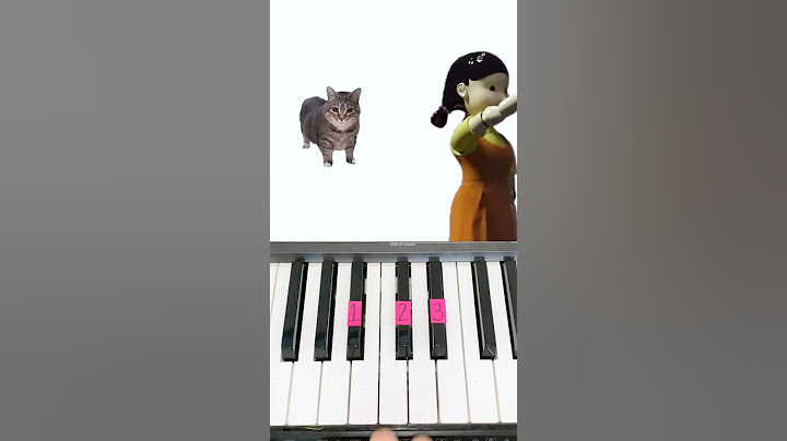 OIA Cat Red Light Green Light - Piano Tutorial #shorts