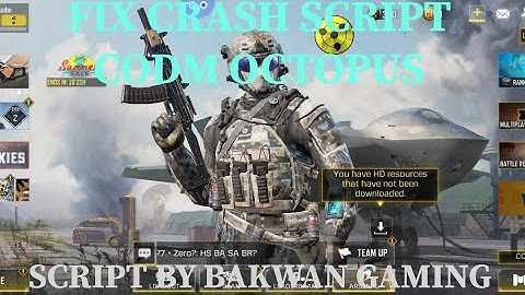 HOW TO FIX CRASH ON CODM OCTOPUS VIRTUAL || FIX CRASH SCRIPT ON CODM