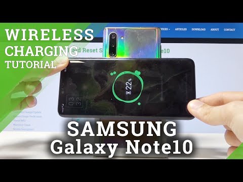 Wireless Charging in SAMSUNG Galaxy Note10 - Charge Phone
