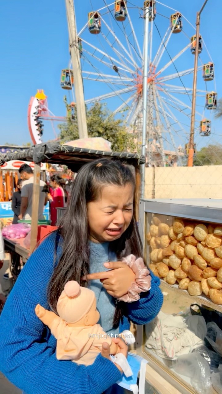 Foreigner Kid in Village Mela?#NRIkid #melafun #disneyland #jagritipahwa #ocd #nakhrebaaz