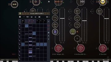 Bit of a experiment using and learning Drambo  sequencer in AUM