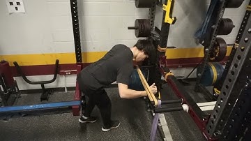 Cuban External Rotation Band Ipsilateral Oscillatory Isometric Shoulder Down Thumb Up