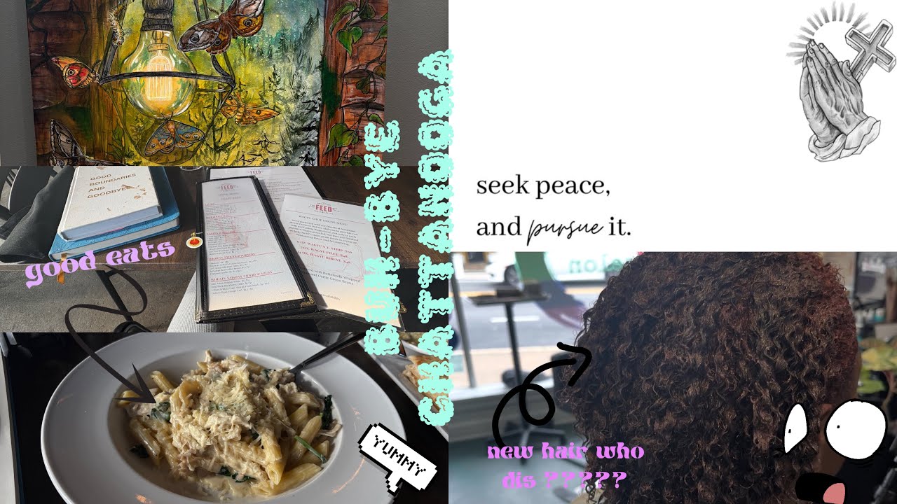 goodbye chattanooga..: plenty of eating + new hair color?!?! + pretty art & good vibes 🎀