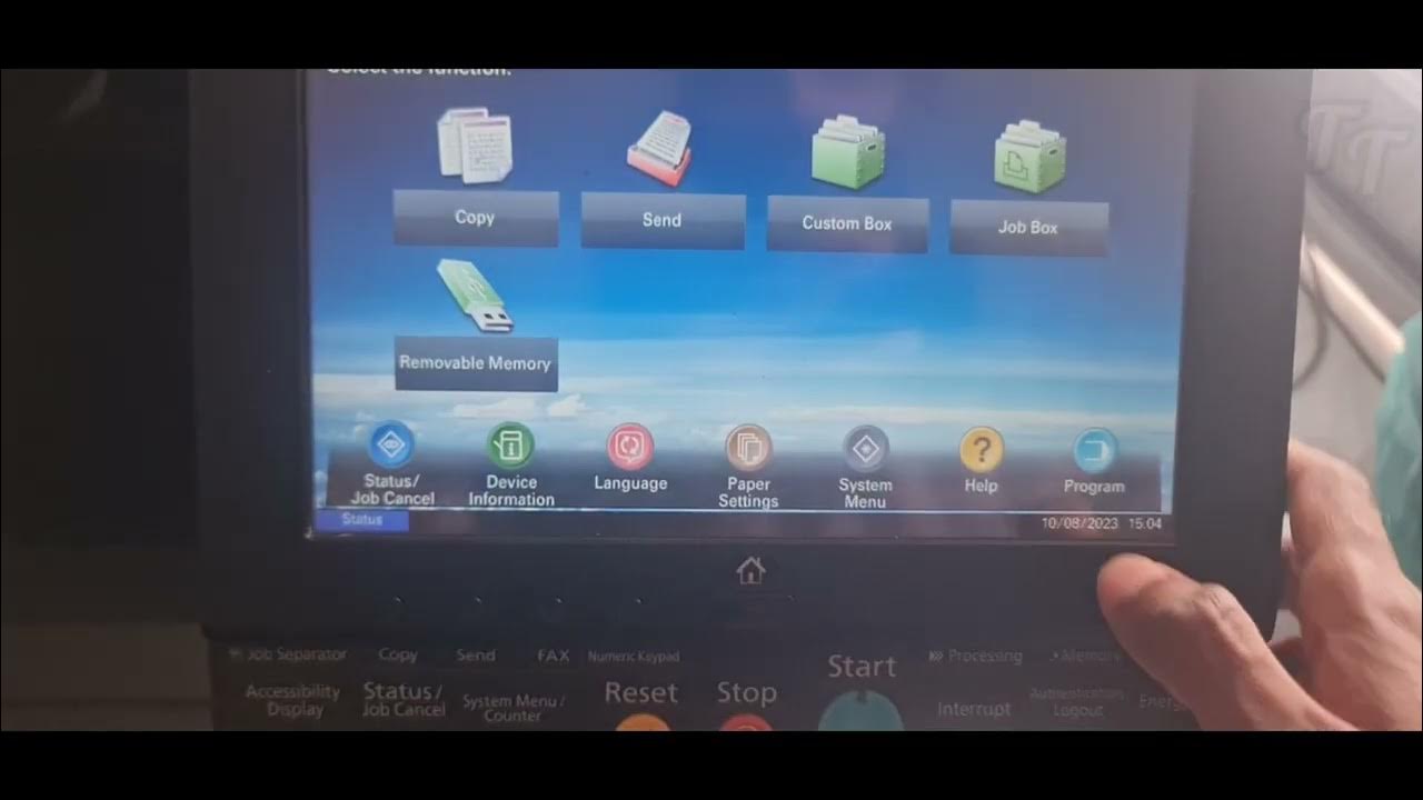 How to assign IP address to Kyocera TASKalfa Printer YouTube