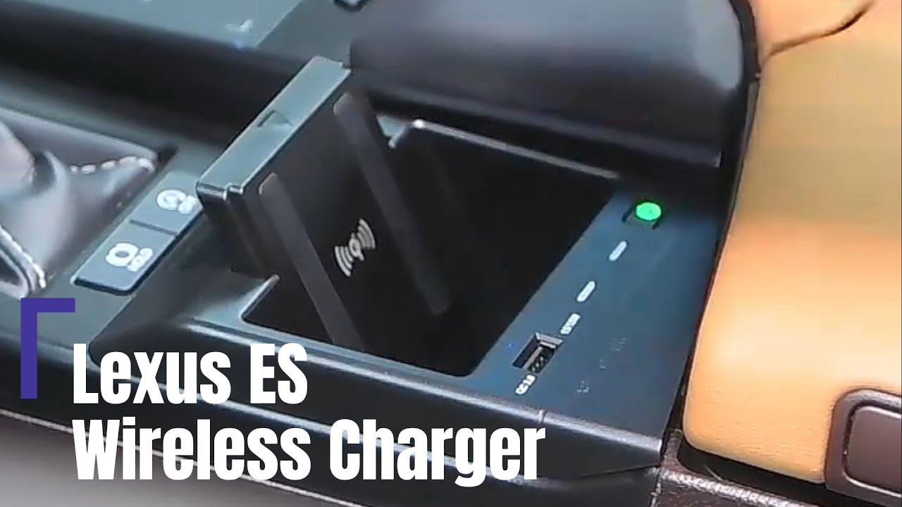 Lexus wireless charger installation tutorial YouTube