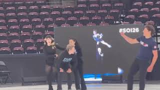 ⛸️🦈 Ice Fun: Stars on Ice cast playing "Jaws and Little Fish"! 🐟✨