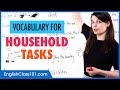 Learn English Vocabulary: Common Household Tasks