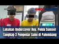 Lakukan undercover buy polda sumsel tangkap 2 pengedar sabu di palembang