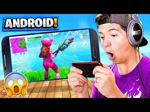 *NEW* FORTNITE Android Mobile Gameplay! (Fortnite: Battle Royale Android)