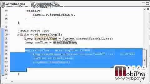Java Game Development - 12 - Main Movie Loop