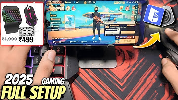 2025 ₹499 Full Setup Keyboard Mouse In Mobile Free Fire | Gg Mouse Pro easy Activation Single Phone
