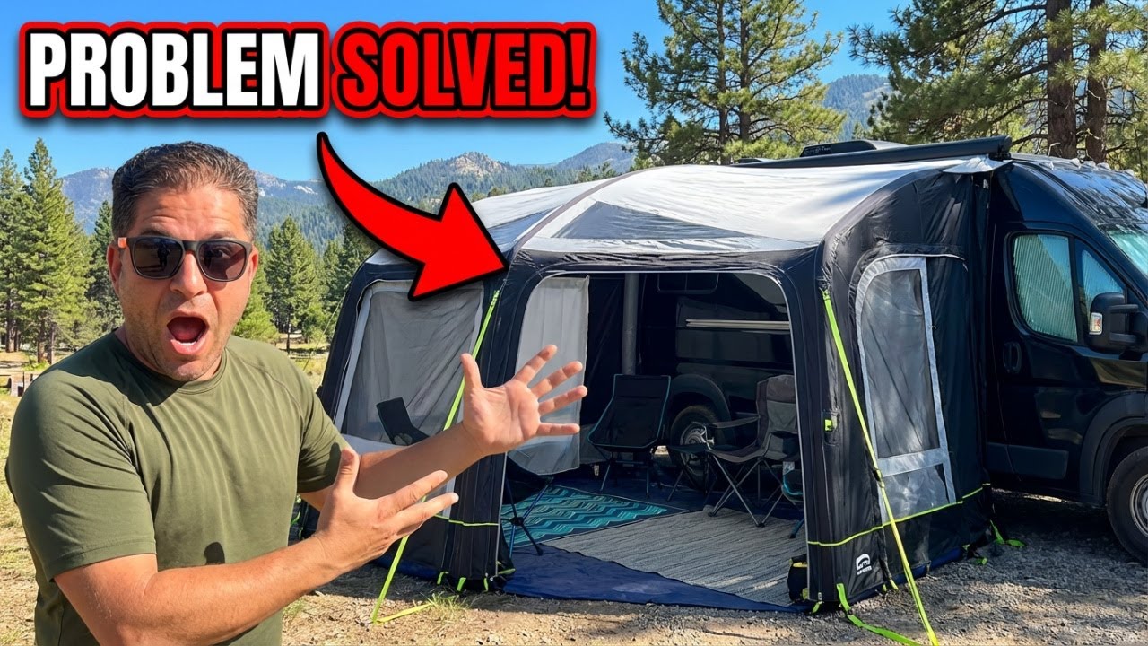 Этот тент за 399 долларов решил нашу самую большую проблему в жизни в фургоне.