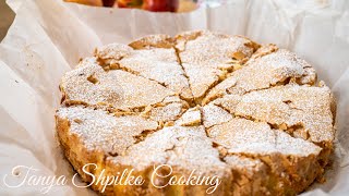 Delicious, Light and Fluffy Apple Cake “Sharlotka” | melts in your mouth!