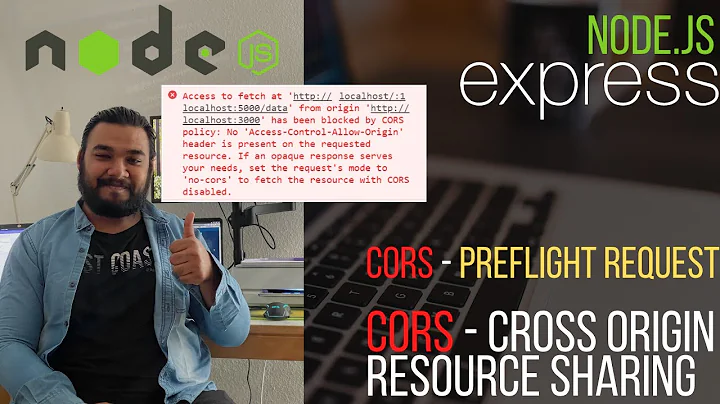 CORS Preflight Error and and How to solve CORS error in Node.js (Express.js)