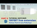 Cara pakai 1001bit free extension di Sketchup (PART 8)