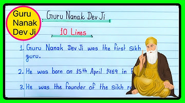 10 Lines On Guru Nanak Jayanti In english|Essay on Guru Nanak Jayanti|Guru Nanakdev essay in english