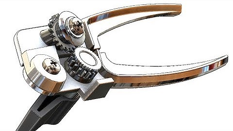 SolidWorks G Tutorial #278 : Tin Opener (gears motion) - project 22