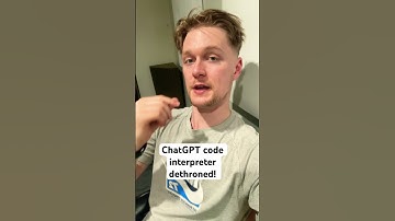 ChatGPT code interpreter dethroned! #shorts #ai