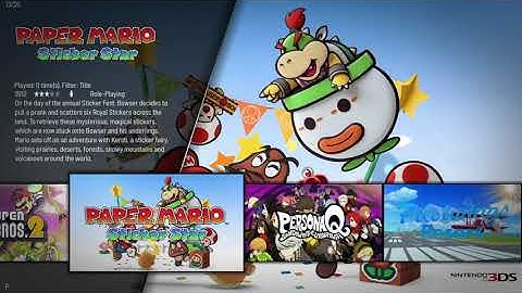 AttractMode/CORE Type R Systems: Master System (Best Of), PlayStation 3 (Base) and 3DS (Base)