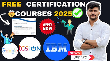 Google and IBM EXPERTS Reveal Top Free Certification Courses for 2025