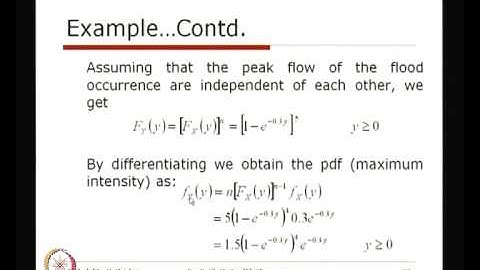 Mod-01 Lec-27 Functions of Multiple Random Variables (Contd...1)