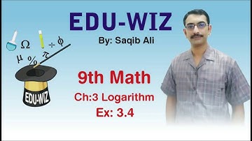 9th Class Math Ch 3 logarithm Exercise 3.4, Complete Solution of Questions