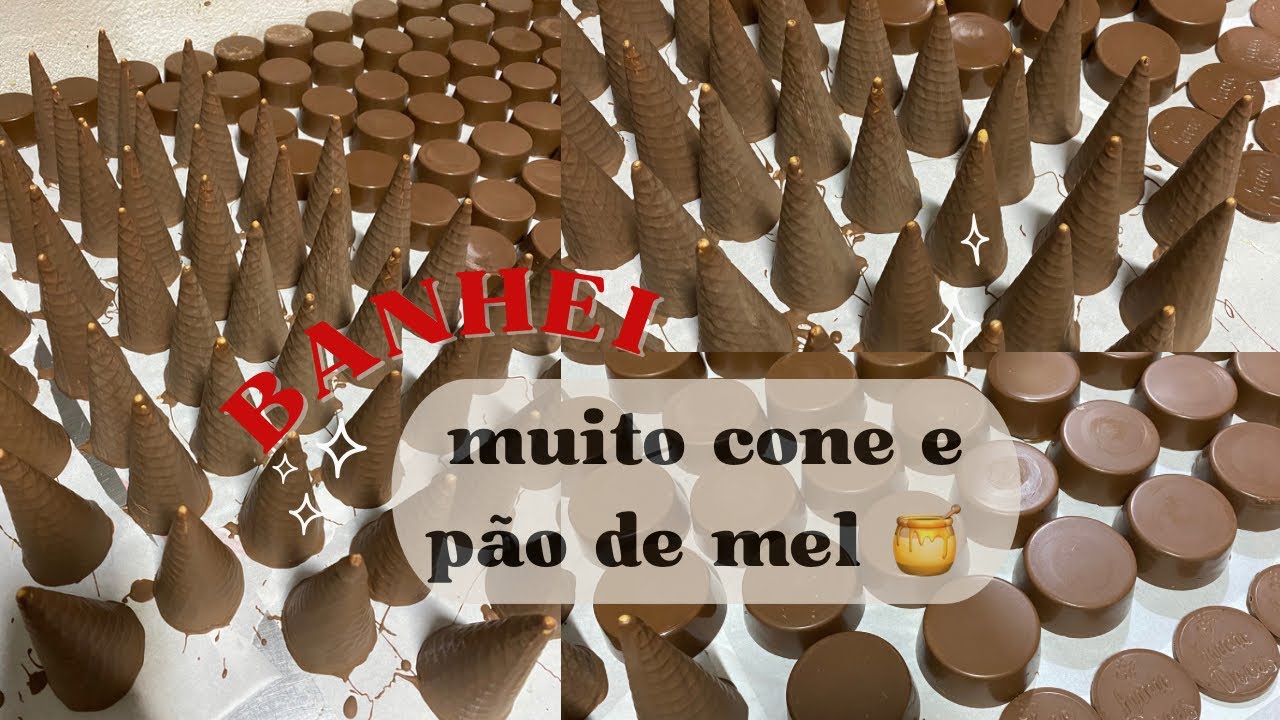 1 parte ||| banhei muiiito cone | casquinha de pão de mel || comprinhas ...