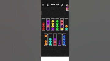 Level 928 of Ball Sort Color Puzzle