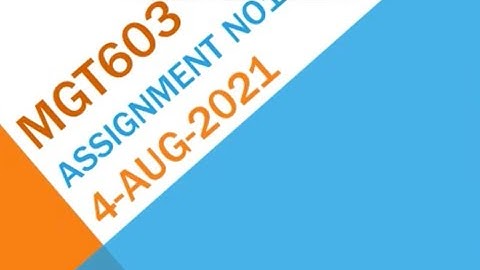 MGT603  Strategic Management Assignment No 1 Solution