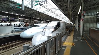 700系E15編成 こだま841号 博多行き 新大阪発車