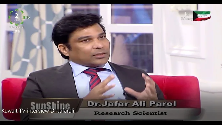 Kuwait TV interview Dr Jafar Ali