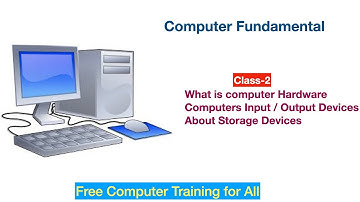 What is Computer Hardware | Computer Input/output and Storage Devices | Computer Fundamental