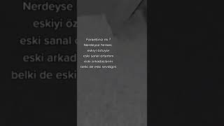 Hala Mı O Geri Dönmicek Dostum Gitti...?