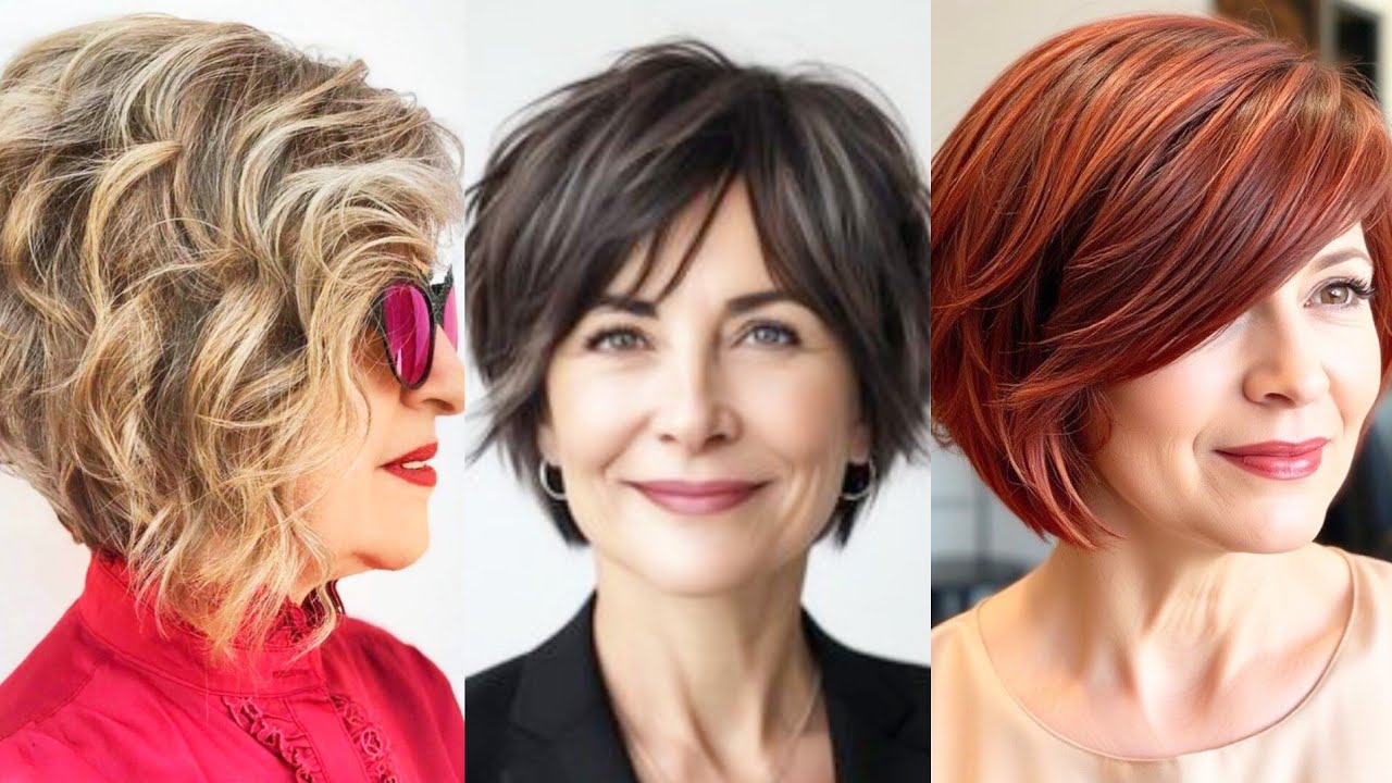 CORTES de PELO para MUJERES de 40 AÑOS y MÁS / CORTES ELEGANTES para ...