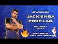 NBA Player Prop Picks & Predictions 5/9/2026 - Jack's Prop Lab