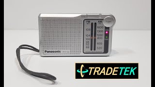Panasonic RFP-150 AM/FM Portable Pocket Size Radio - First Look & Demo!