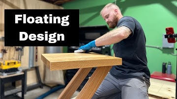 White Oak End Table | Abstract design