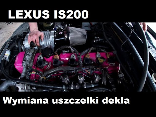 Wymiana Uszczelki Pokrywy Zaworów Lexus Is200/ Valve Cover Gaskets Lexus Is200 - Youtube